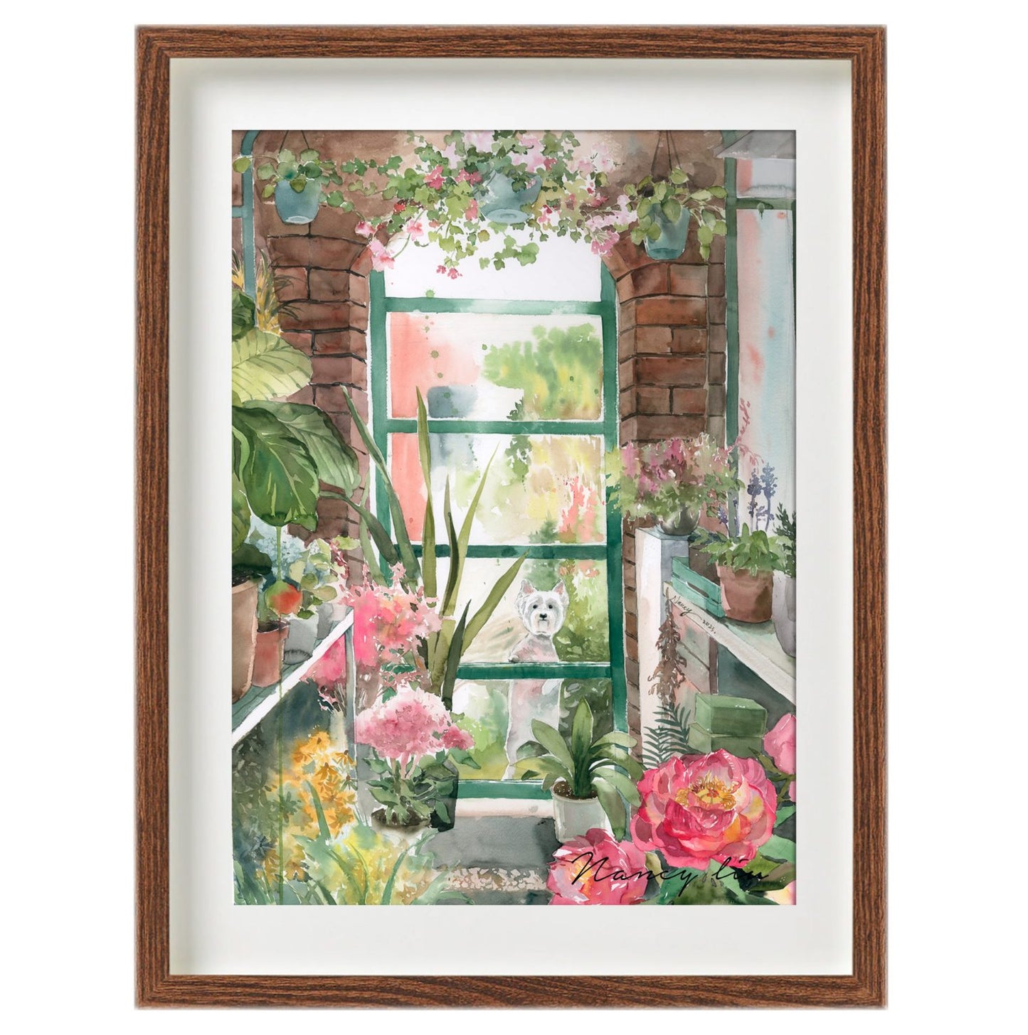 Nanan Studio ‘Westie’s Gaze’ Fine Art Print