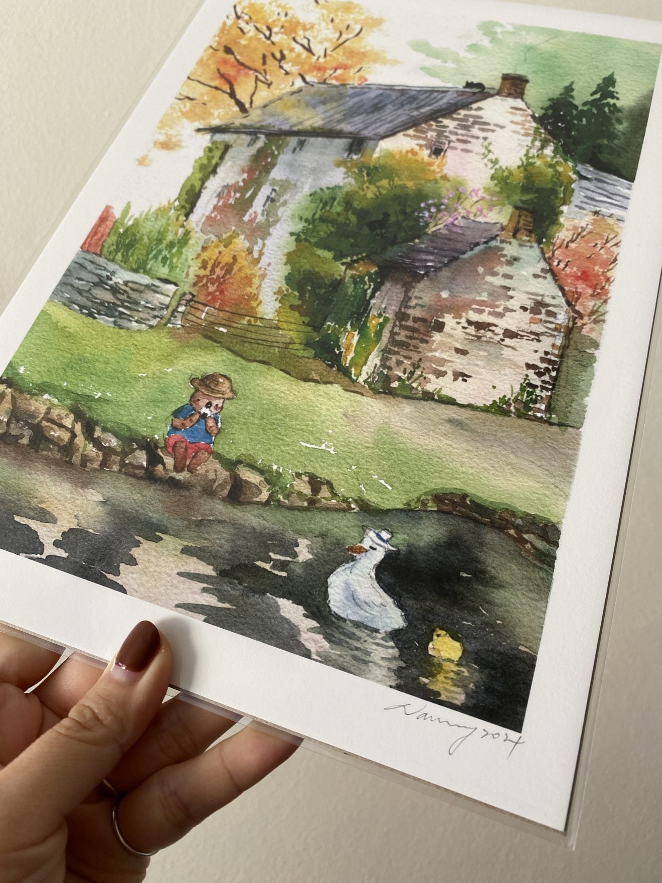 Nanan Studio ‘Forest Cabin’ Fine Art Print