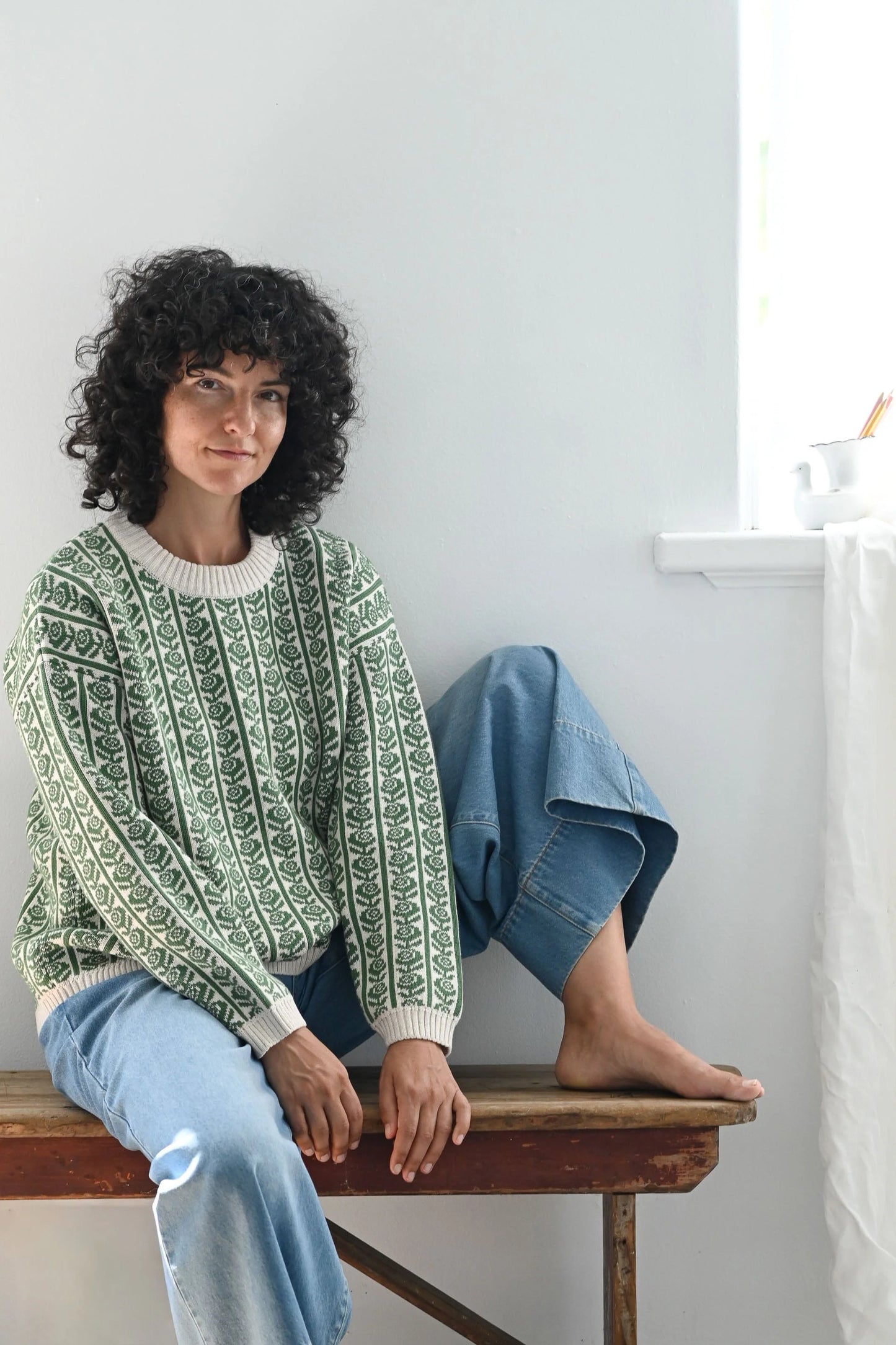 Lazybones Agnes Roses Jumper