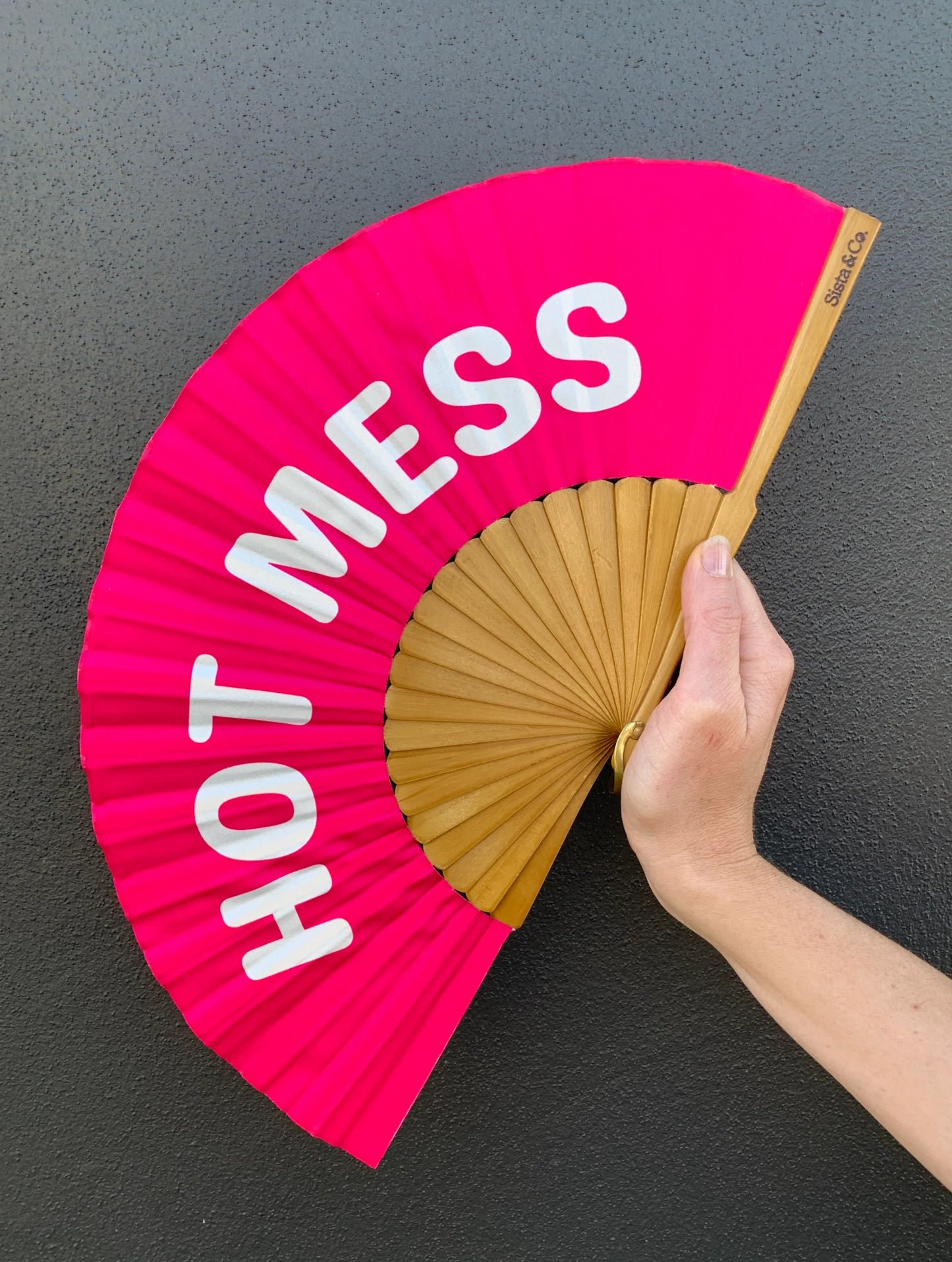 Hand Fan - HOT MESS