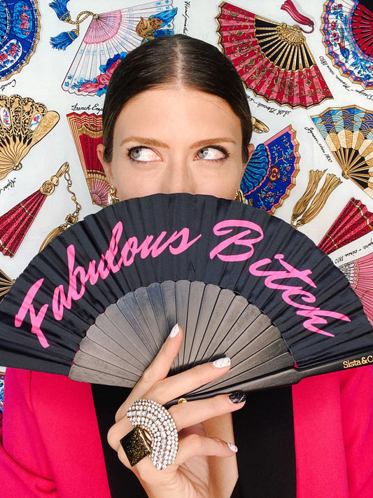Hand Fan - Fabulous Bitch