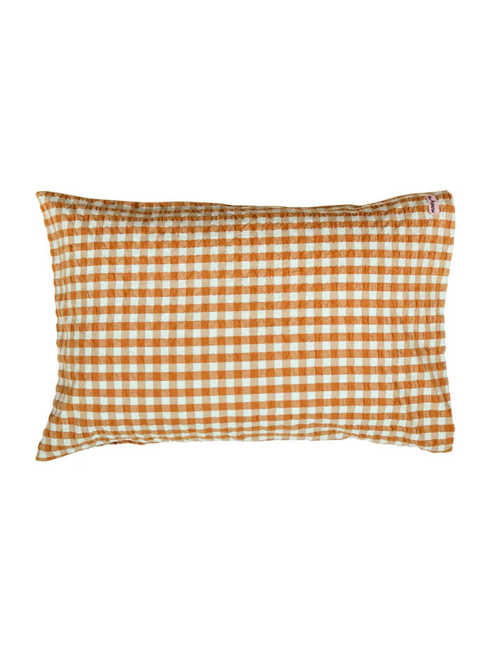 Mosey Me Honey Blue Seersucker Pillowcases