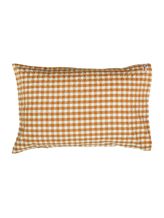 Mosey Me Honey Blue Seersucker Pillowcases