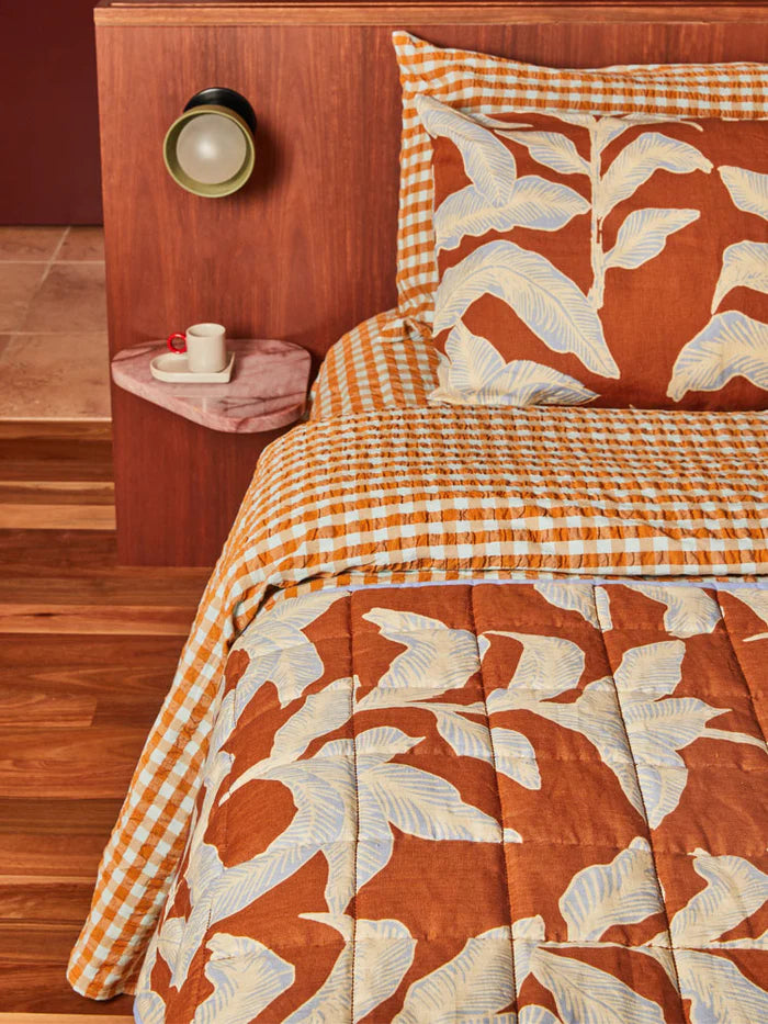 Mosey Me Meridian Coco Quilted Throw