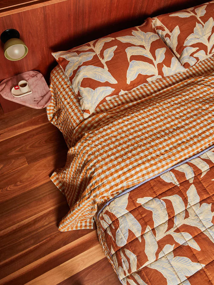 Mosey Me Meridian Coco Quilted Throw