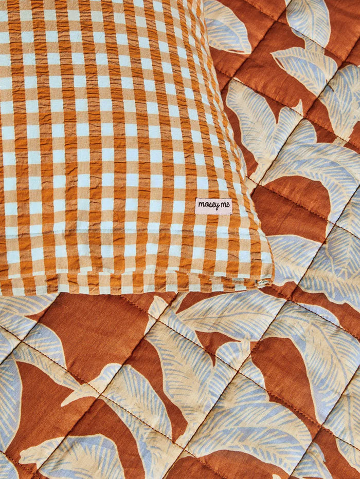 Mosey Me Meridian Coco Quilted Throw
