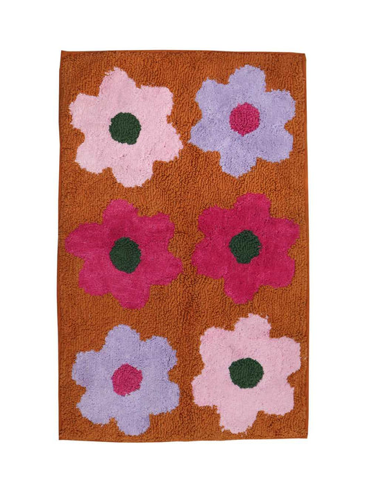 Mosey Me Flower Bed Bath Mat