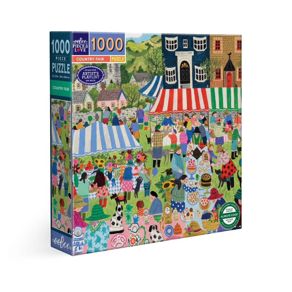 Eeboo 1000 piece puzzle - Country Fair