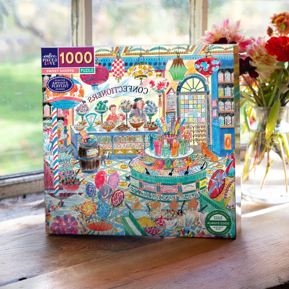 Eeboo 1000 piece puzzle - Sweet Shoppe