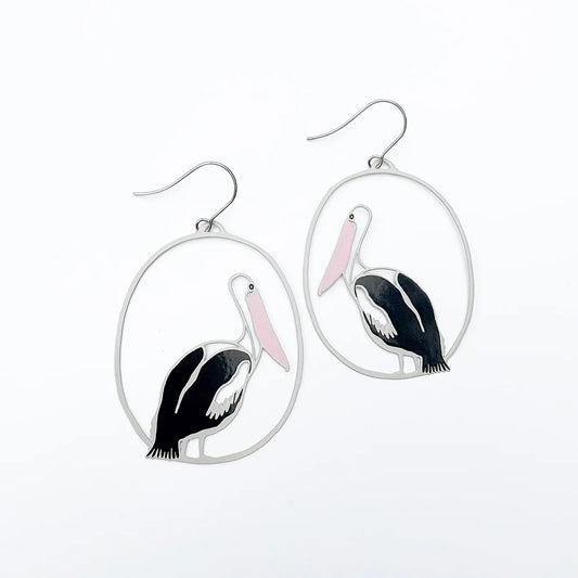 Denz earrings - Pelicans