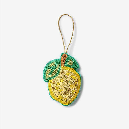 Bonnie and Neil Beaded Lemon Decoration