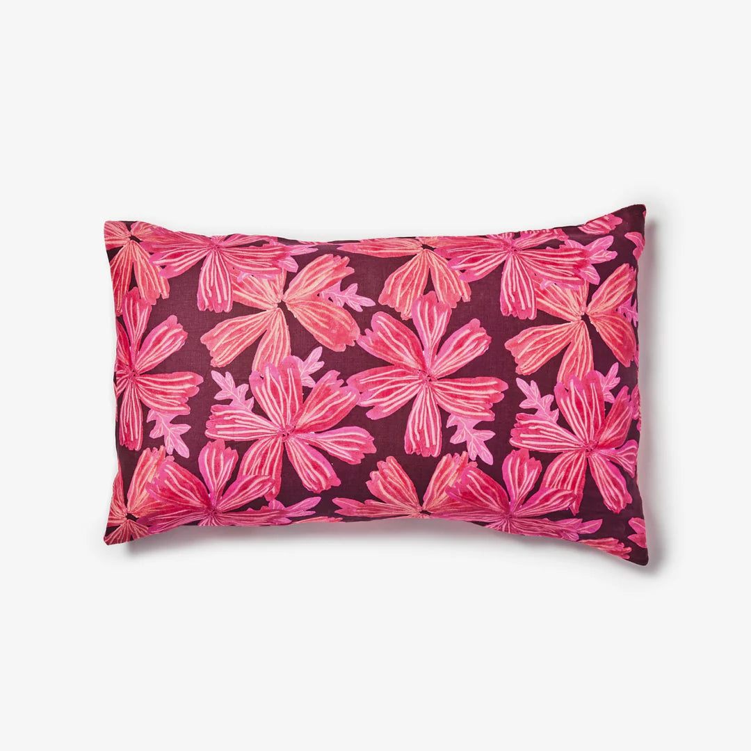 Bonnie and Neil Mave Standard Linen Pillowcases