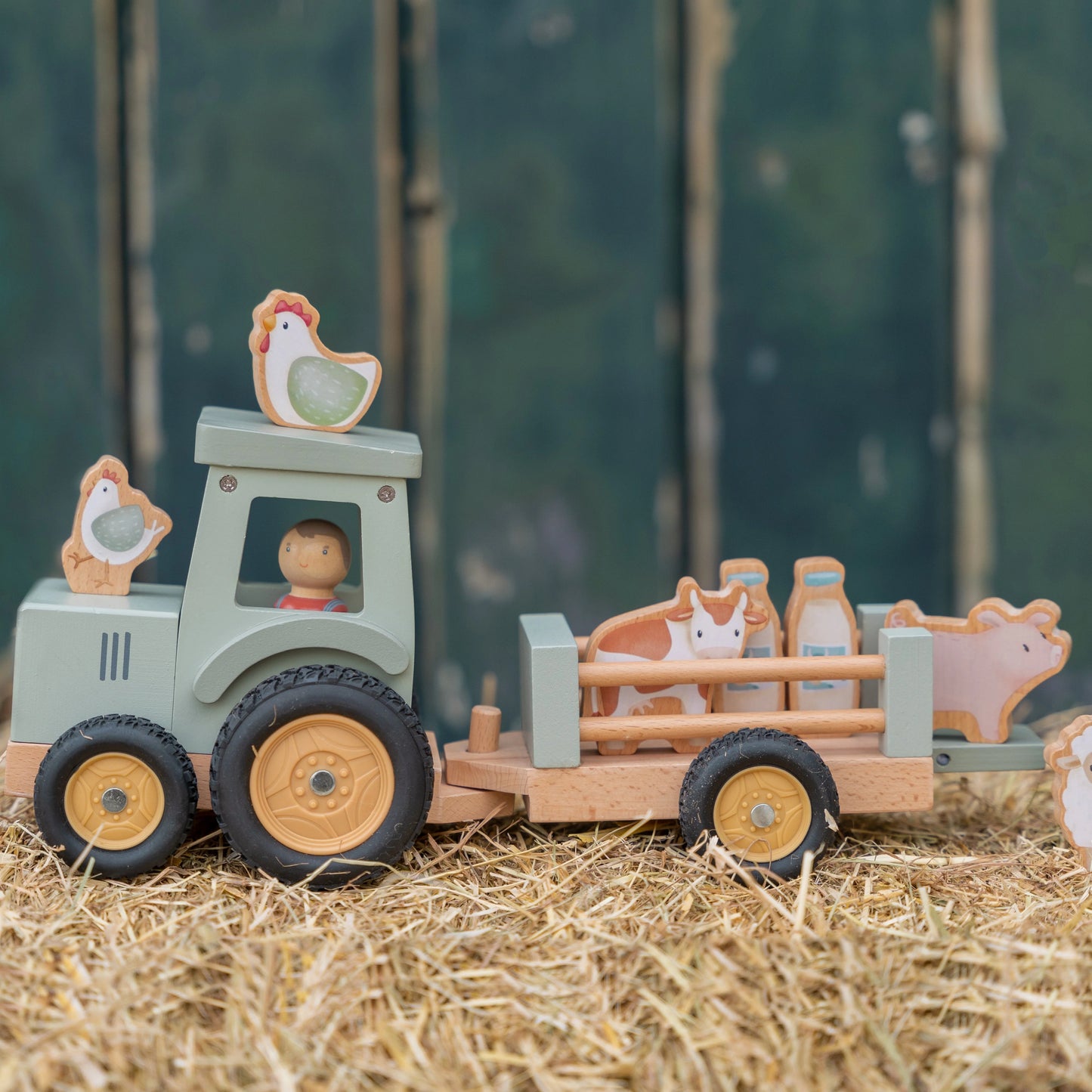 Little Dutch Tractor with Trailer