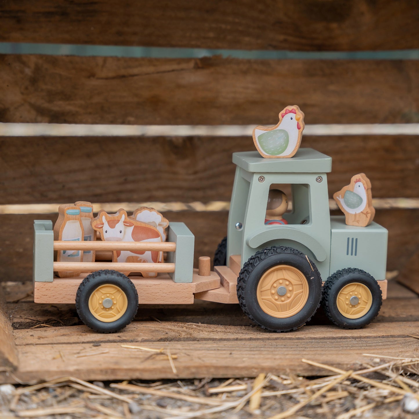 Little Dutch Tractor with Trailer
