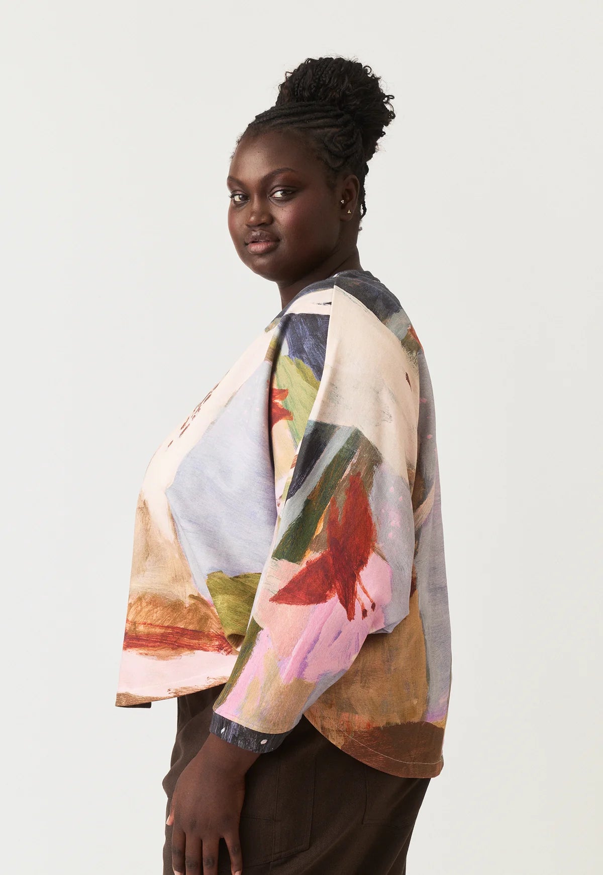 Nancybird Dahlia Batwing Sweat - Night Herons