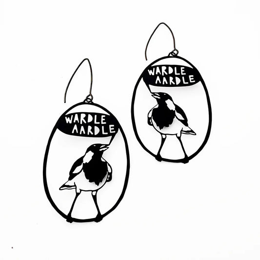 Denz Wardle Magpie Earrings
