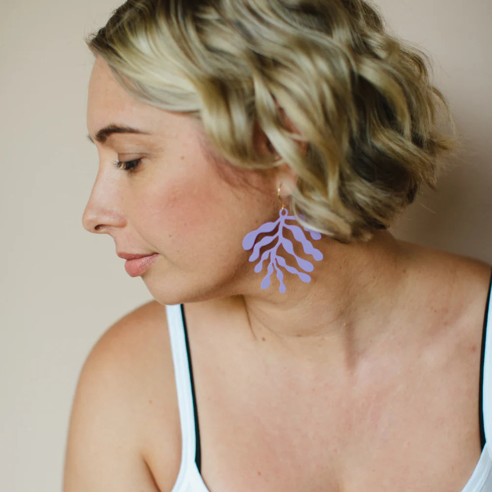 Denz Matisse Lavender Earrings