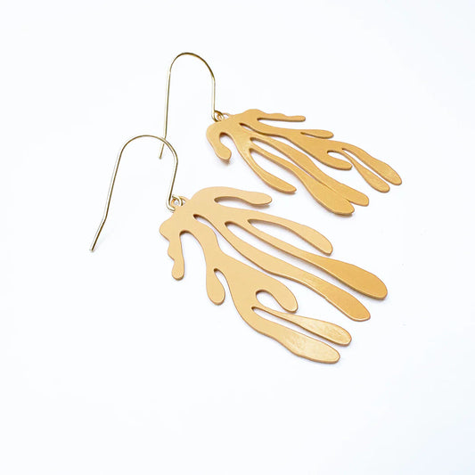 Denz Midi Matisse Peach Earrings