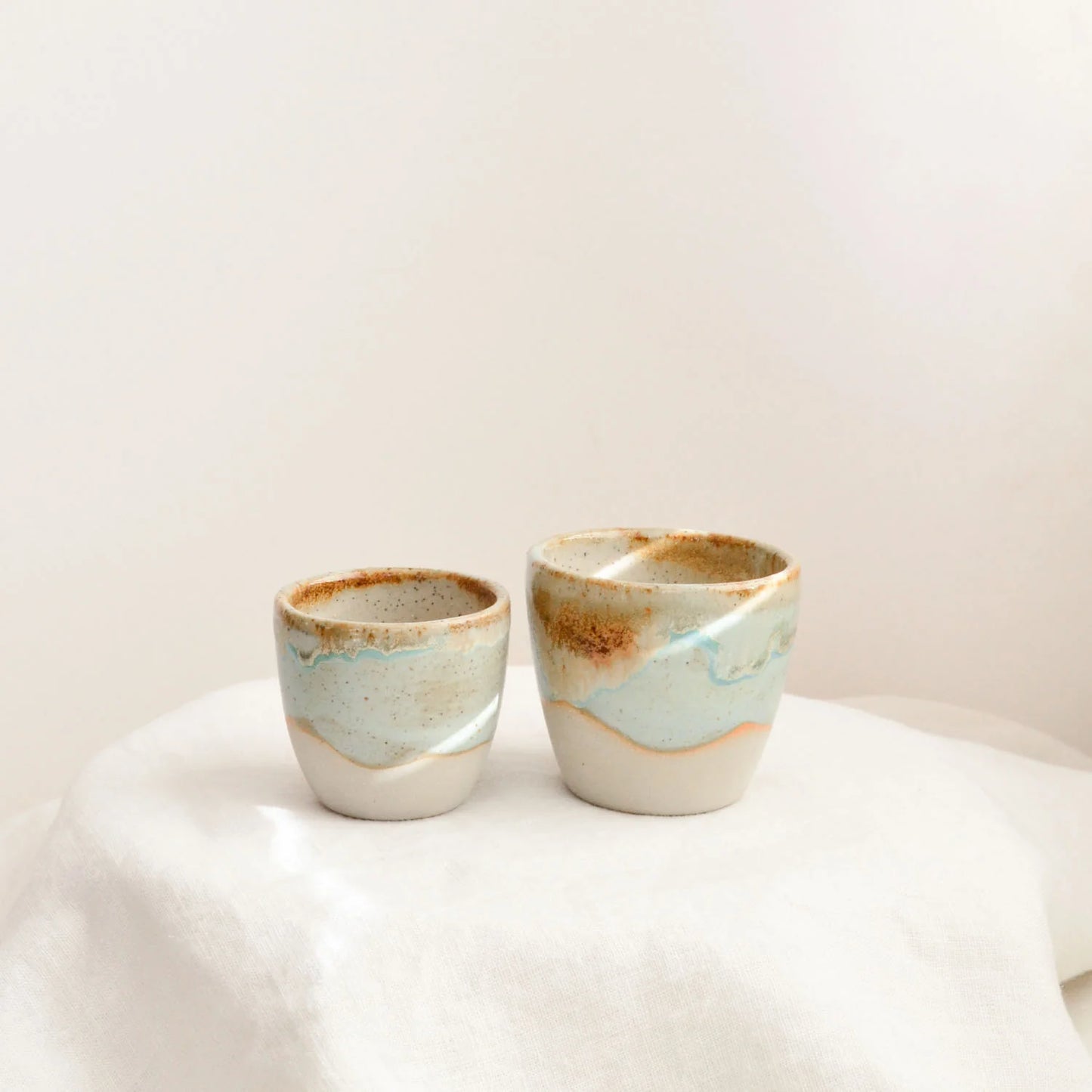 Kim Wallace Ceramic 5oz Double Espresso Cup - various