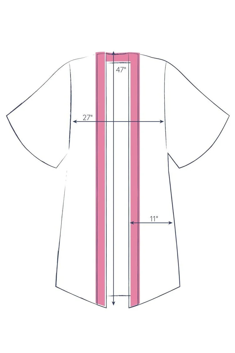 POWDER China Blue Blooms Kimono
