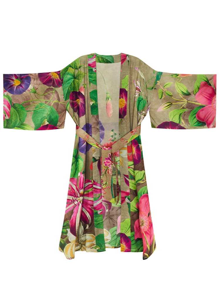 POWDER Oversized Botanicals Kimono