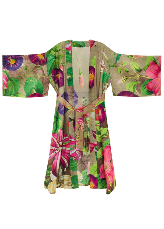 POWDER Oversized Botanicals Kimono