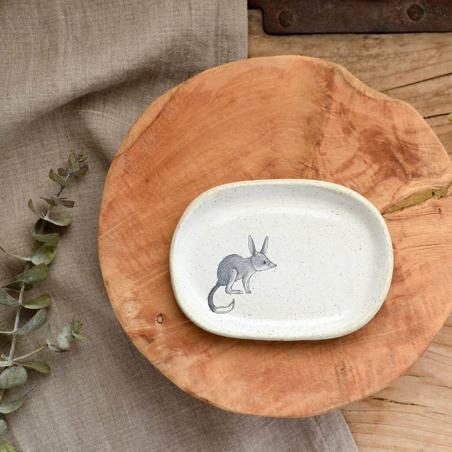 Kim Wallace x Renee Treml Small Ceramic Dish - various animals