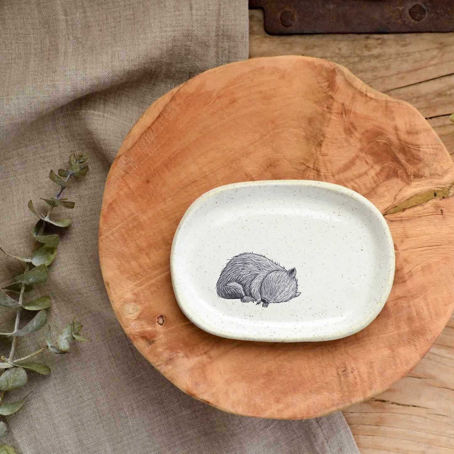 Kim Wallace x Renee Treml Small Ceramic Dish - various animals