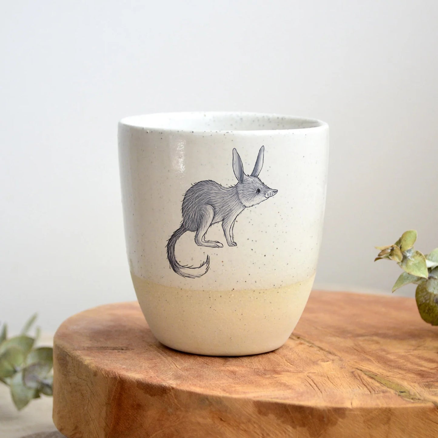 Kim Wallace x Renee Treml 12oz Ceramic Tumbler- various animals