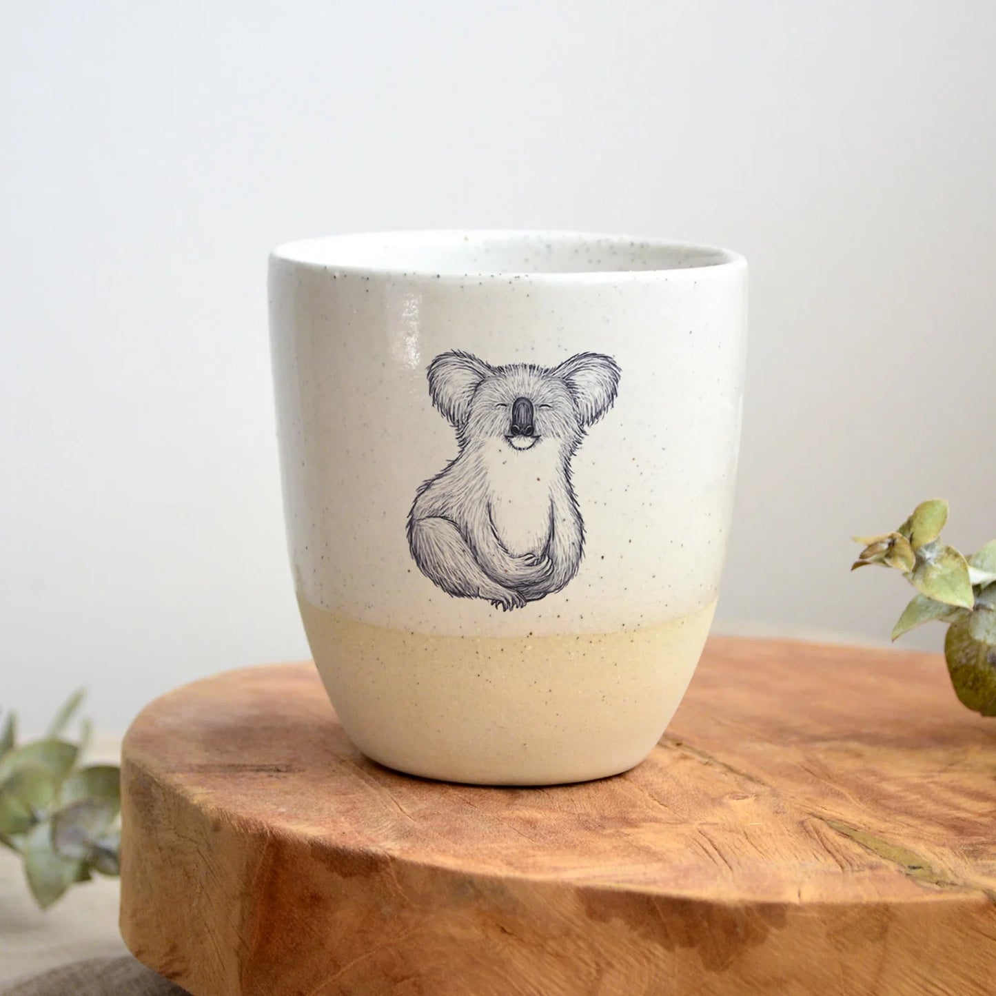 Kim Wallace x Renee Treml 12oz Ceramic Tumbler- various animals