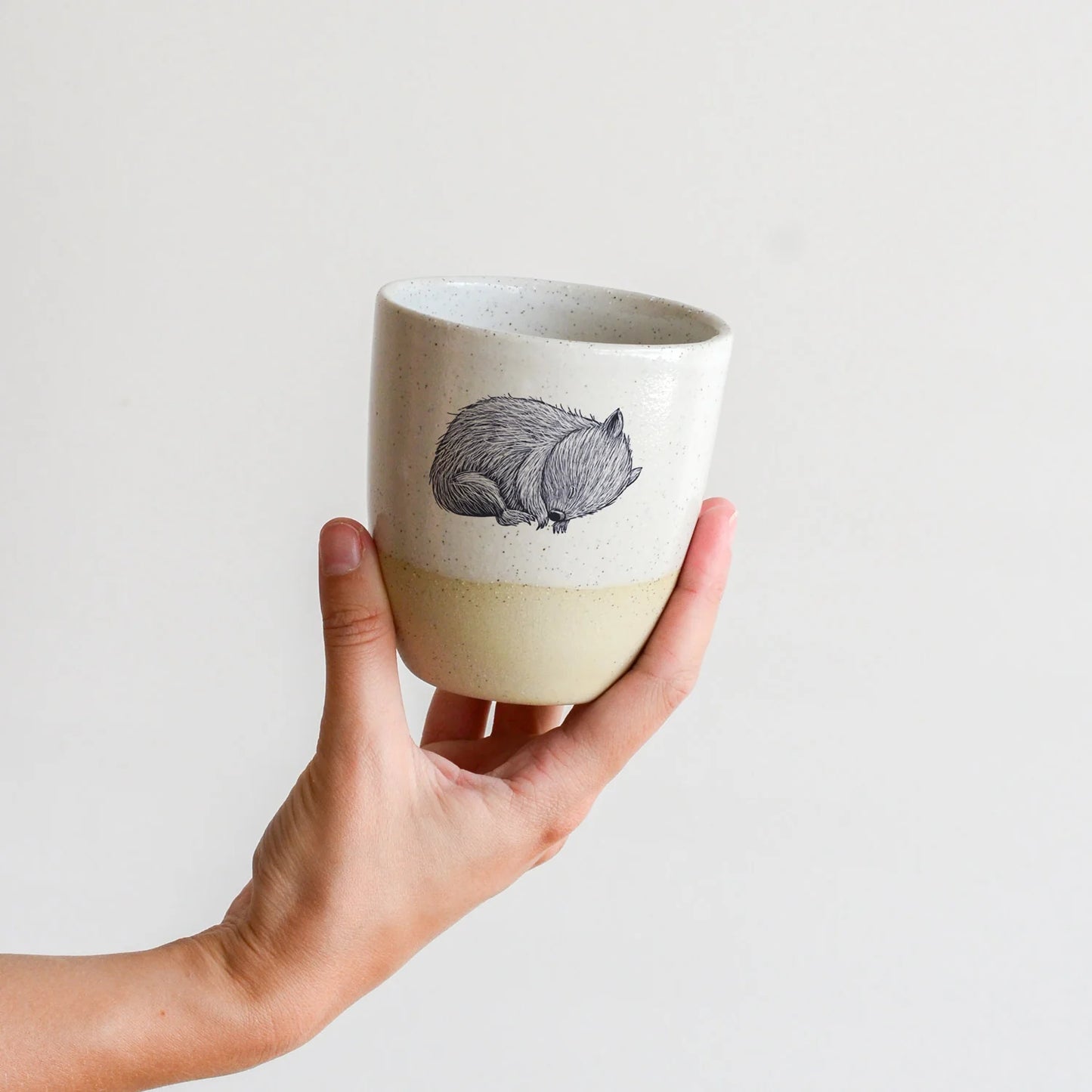 Kim Wallace x Renee Treml 12oz Ceramic Tumbler- various animals