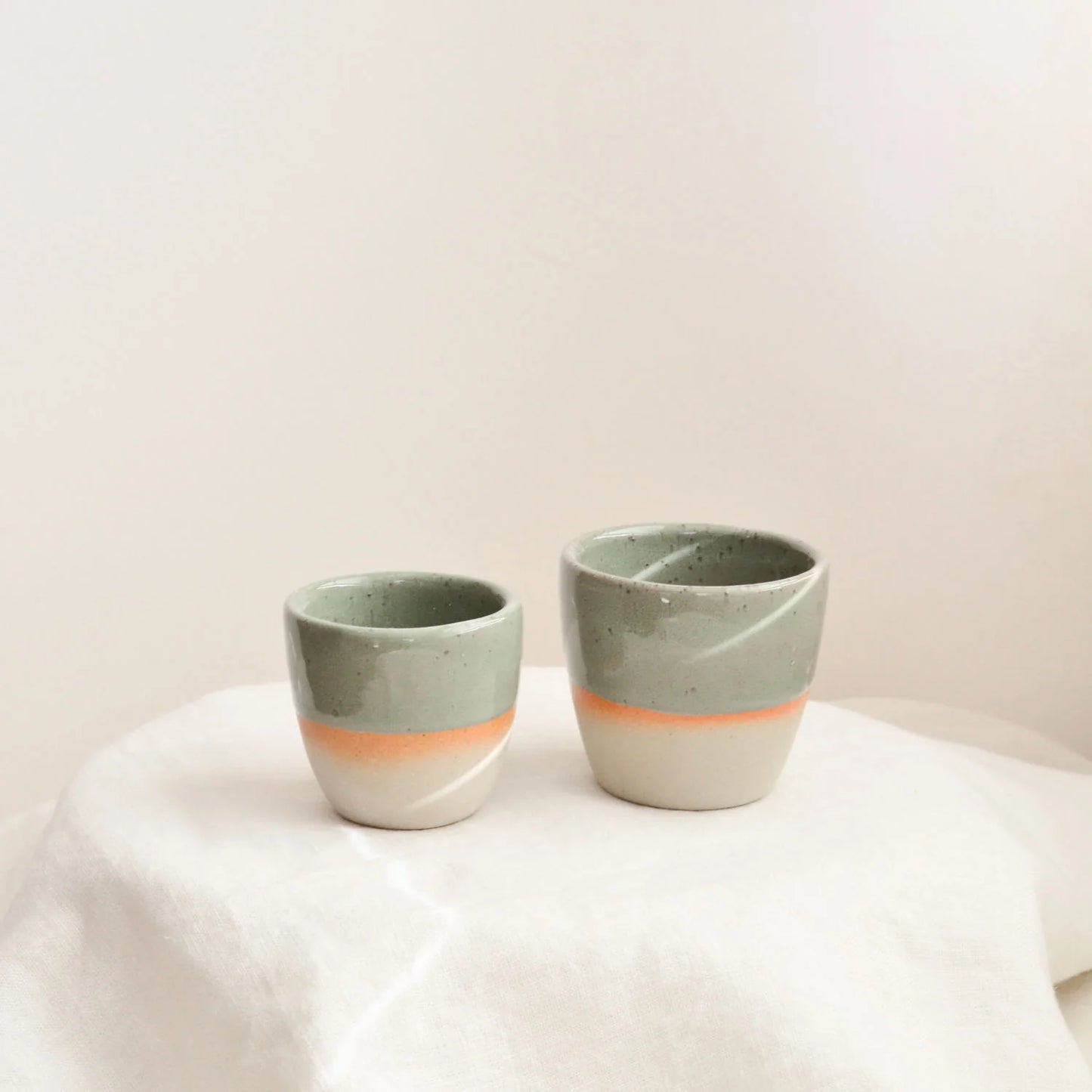 Kim Wallace Ceramic 2.5oz Single Espresso Cup - various colours