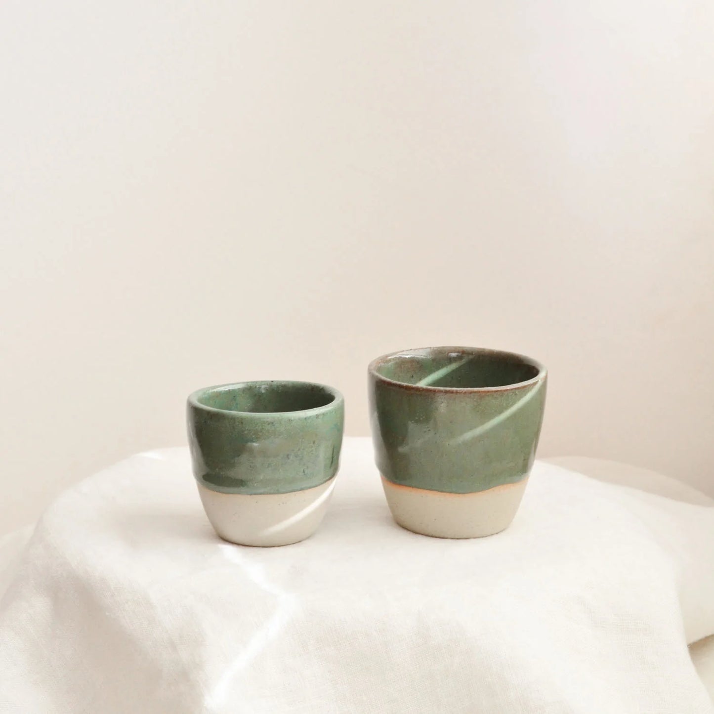Kim Wallace Ceramic 2.5oz Single Espresso Cup - various colours