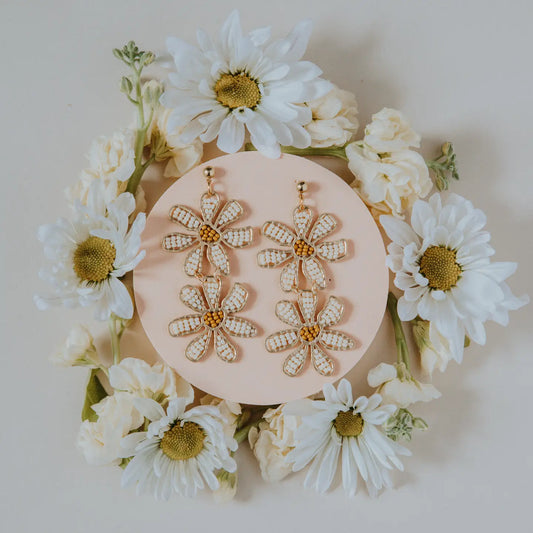 Mountain Dainty Daisies Earrings