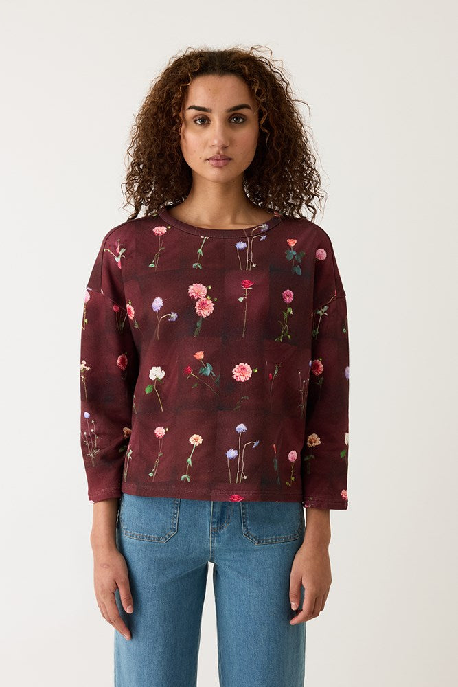 Nancybird Mina Sweatshirt - Bloom Tile