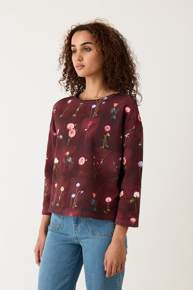 Nancybird Mina Sweatshirt - Bloom Tile