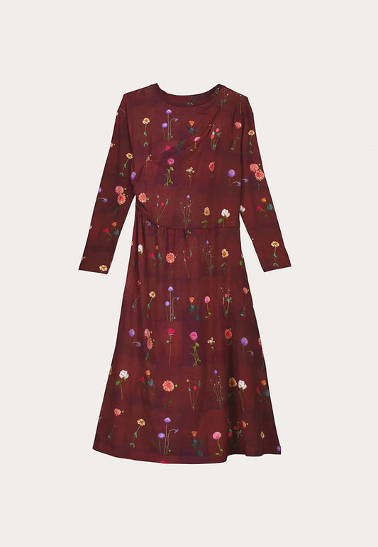 Nancybird Elena Dress - Bloom Tile