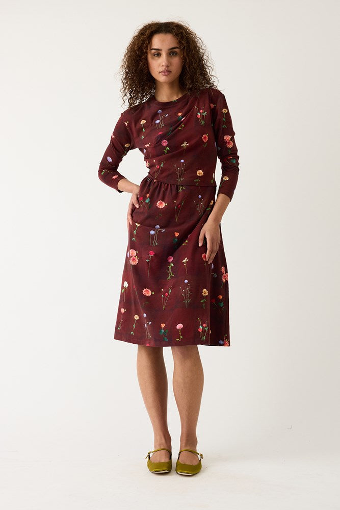 Nancybird Elena Dress - Bloom Tile