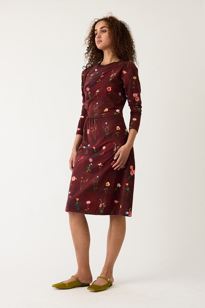 Nancybird Elena Dress - Bloom Tile