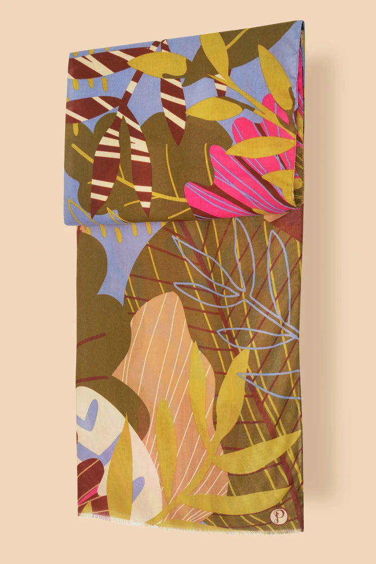 POWDER Autumn Hedgerow Printed Scarf