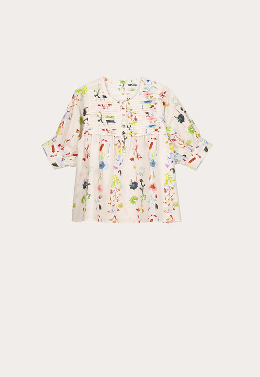 Nancybird Gwen Blouse - Watercolour
