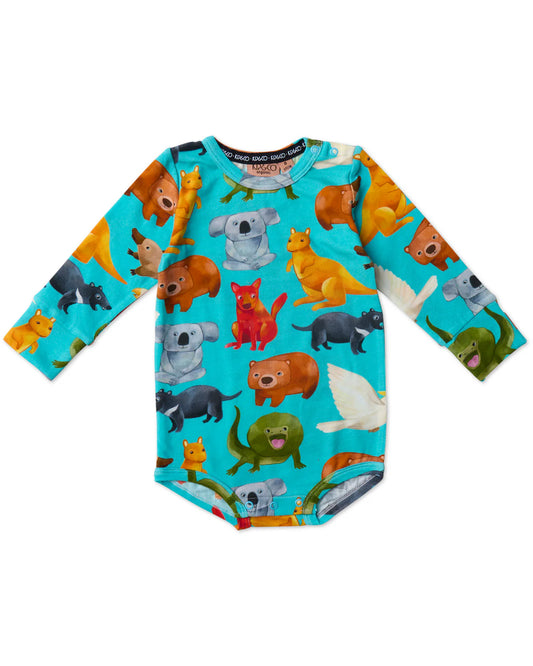 Kip and Co Long Sleeve Romper - Home Among The Gum Trees