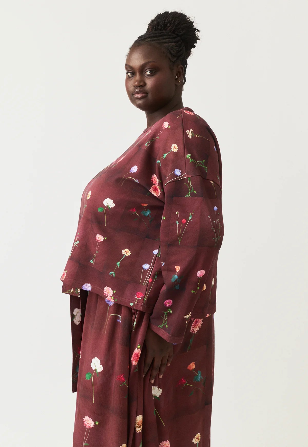 Nancybird Mina Sweatshirt - Bloom Tile