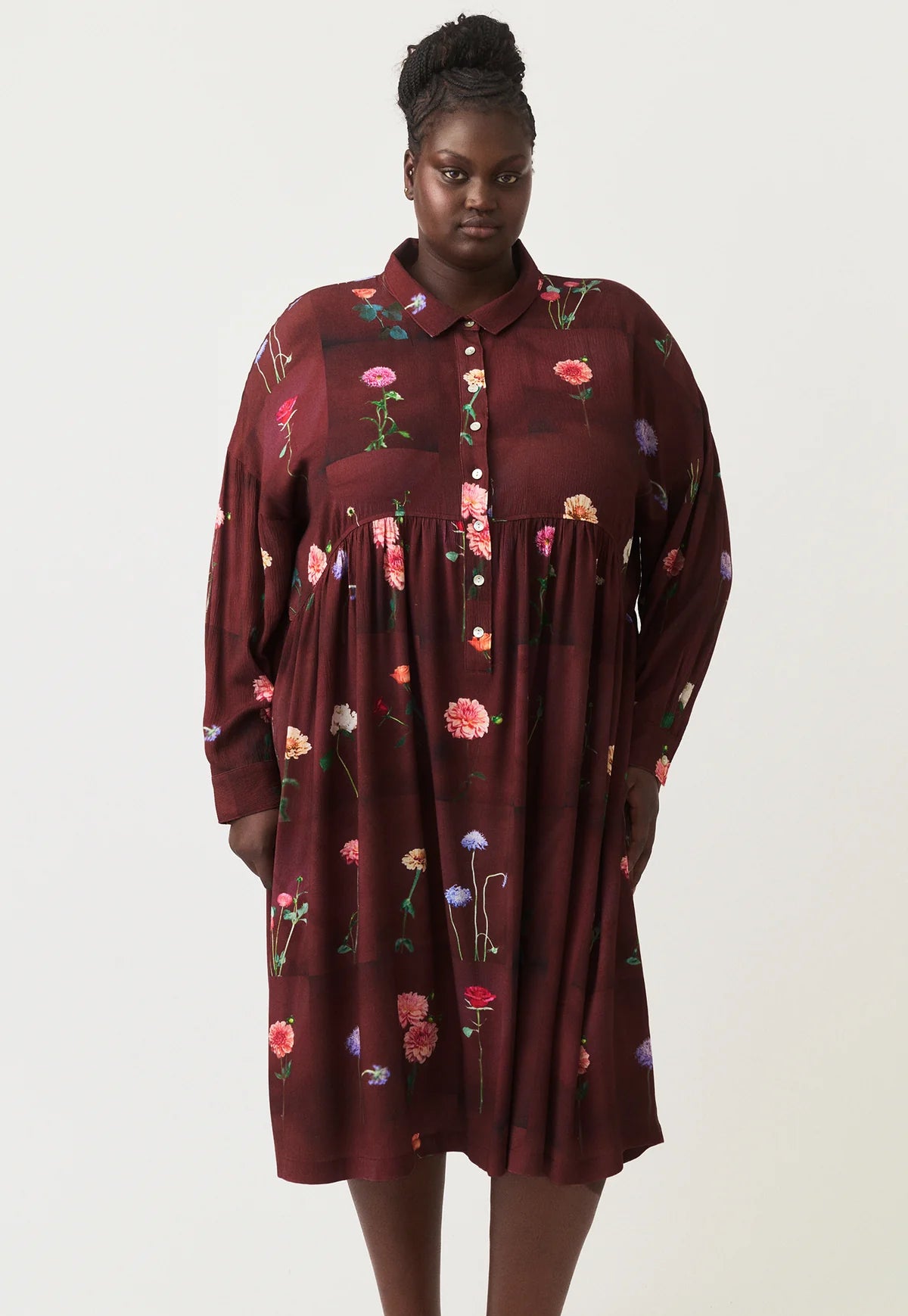 Nancybird Alla Dress - Bloom Tile