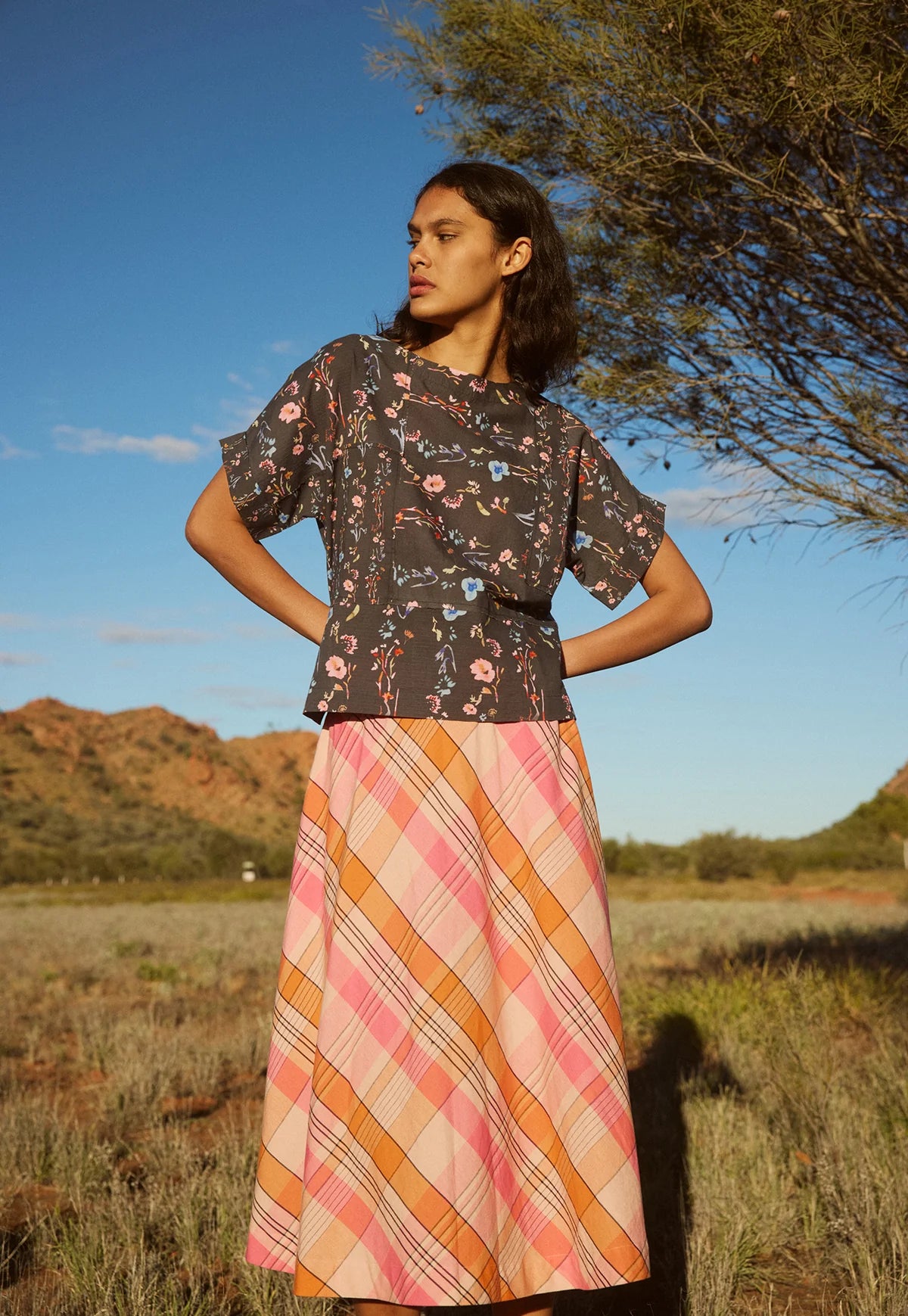 Nancybird Dolman Top - Watercolour