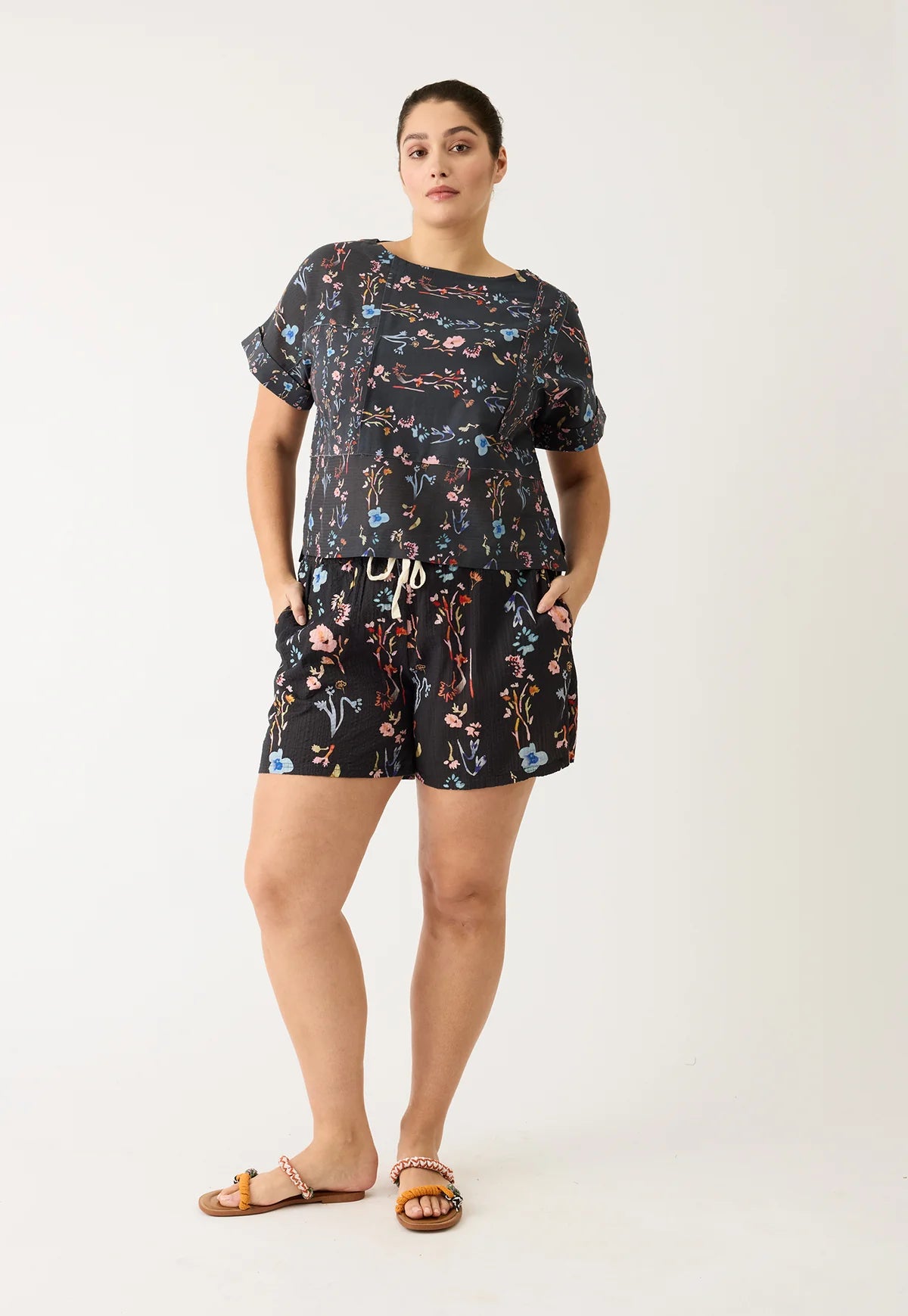 Nancybird Dolman Top - Watercolour