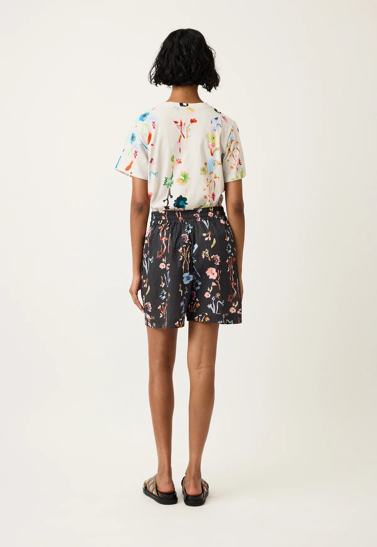 Nancybird Iris Shorts - Watercolour