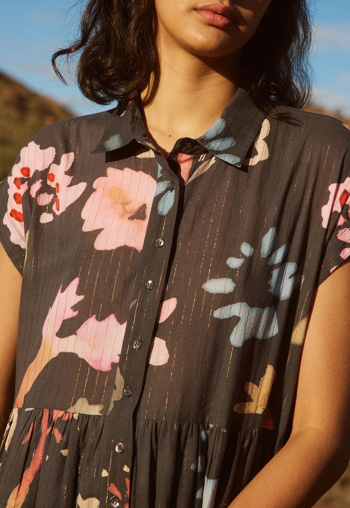 Nancybird Maja Dress - Watercolour