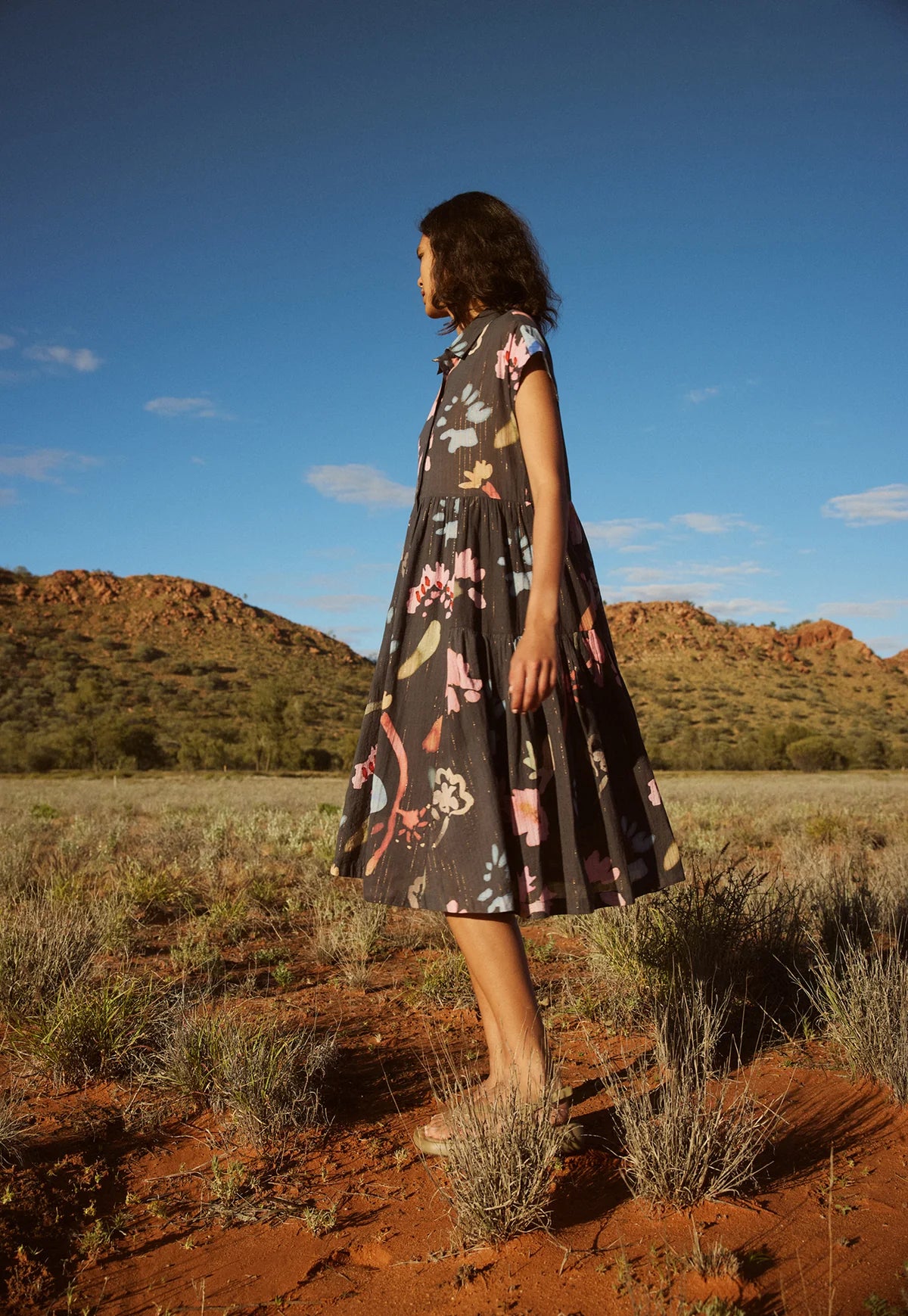 Nancybird Maja Dress - Watercolour