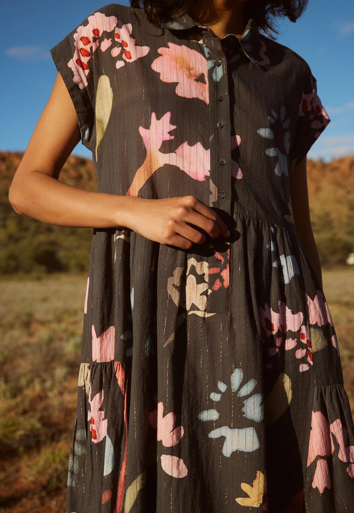 Nancybird Maja Dress - Watercolour